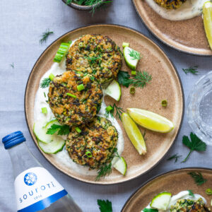 Υγιεινοί Κολοκυθοκεφτέδες με Κεχρί (gluten free) &amp; με Συνοδεία Κλασικής Souroti®